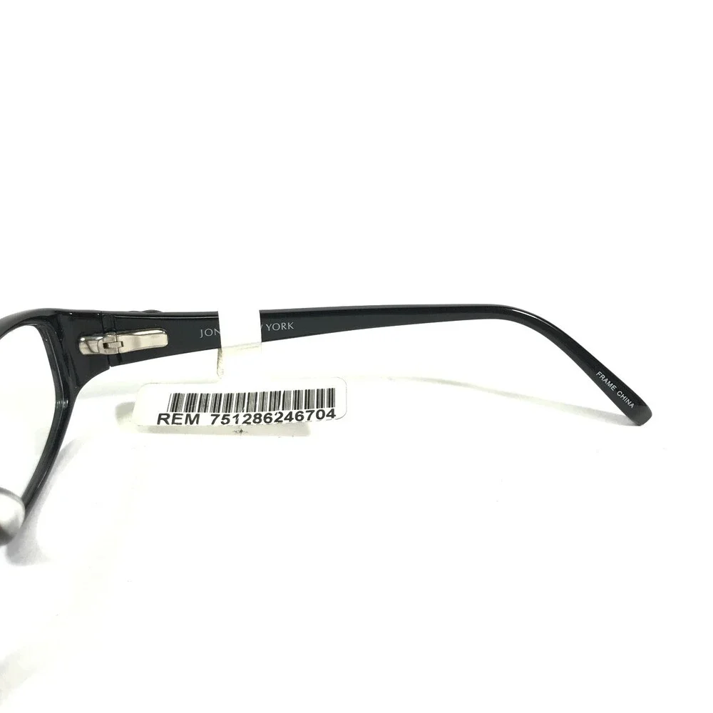 Jones New York Eyeglasses Frames J747 BLACK Rectangular Full Rim 53-18-135